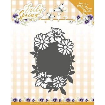 Stans Early Spring Flowers Oval label  p/st