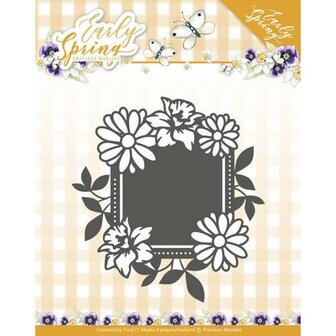 Stans Early Spring Flowers Square label p/st