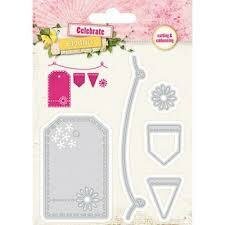 Stans nr.32 embossing Stencil Celebrate Spring p/st