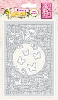 Stans nr.35 embossing Stencil Celebrate Spring p/st