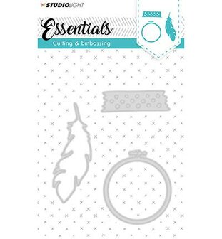 Stans nr.143 embossing Stencil Essentials veer p/st