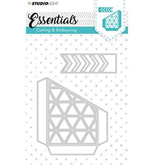 Stans nr.144 embossing Stencil Essentials schuine pocket p/st