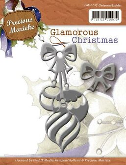 Stans Glamorous Christmas baubles p/st