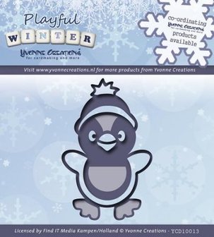 Stans Playful Winter Pinguin p/st