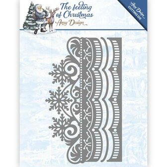 Stans The feeling of Christmas Ice crystal border p/st