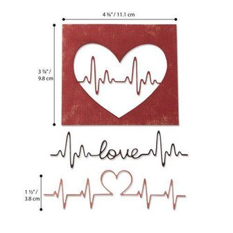 Stans thinlits Heartbeat p/3st