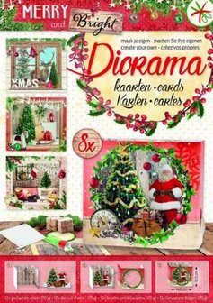 Stansblok Diorama Merry and Bright A4 p/12 vel