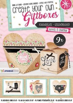 Stansblok Giftboxes01 A4 p/9 stuks
