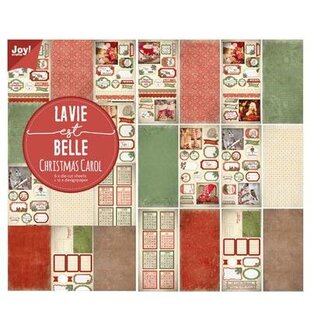 Paper pad 15x30cm La Vie est Belle Christmas Carol p/set