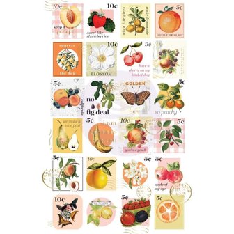Stickers postage stamp Fruit paradise p/48st