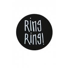 Stickers ring ring 44mm p/10st zwart