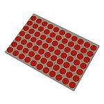 Stickers rood 13mm p/2464st op vel