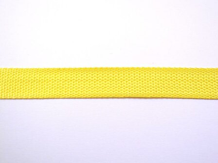 Tassenband geel 25mm p/mtr Polypropylene 