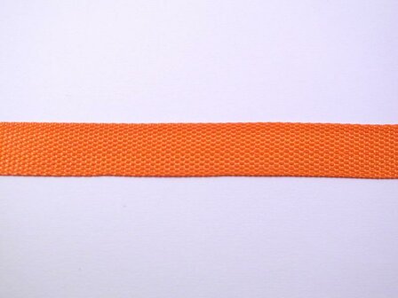 Tassenband oranje 25mm p/mtr Polypropylene 