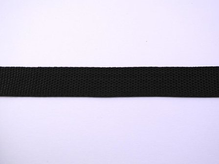 Tassenband zwart 40mm p/mtr Polypropylene 