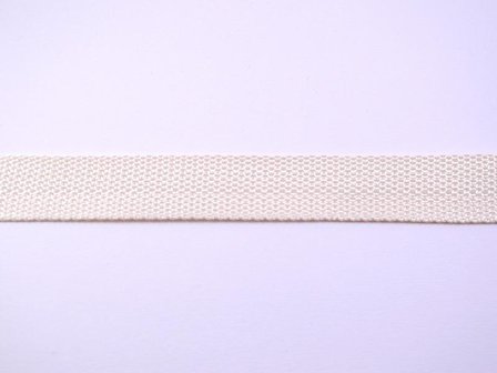 Tassenband ecru 40mm p/mtr Polypropylene ster 