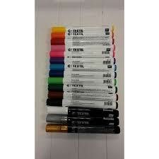 Textielmarkers zwart 3mm p/st