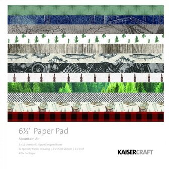 Paper pad Mountain air 16.5x16.5cm p/set