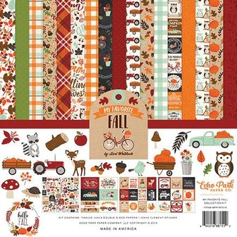Paper pad 30,5x30,5cm My Favorite Fall collection kit p/12vel