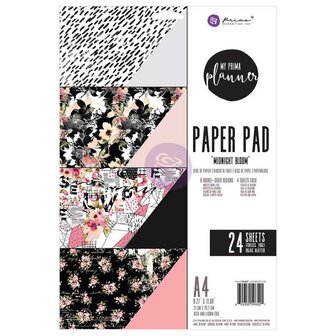 Paper pad My Paper pad Midnight bloom A4 p/24vel my plannerMidnight bloom A4 p/24vel