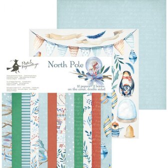 Paper pad North Pole 30.5x30.5cm p/12vel