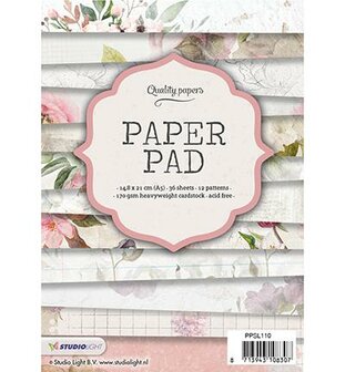 Paper pad nr.110 rozen A5 p/36vel
