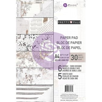 Paper pad A4 Pretty pale p/30vel