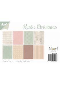 Paper pad A4 Rustic Christmas p/12vel