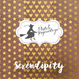 Paper pad Serendipity 30.5x30.5cm p/6vel goud
