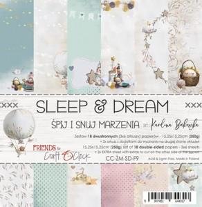 Paper pad 15.25x15.25cm Sleep&amp;dream p/18vel