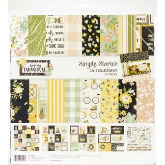 Paper pad 30.5x30.5cm Spring farmhouse p/12vel collection kit