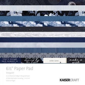 Paper pad Stargazer 16.5x16.5cm p/set