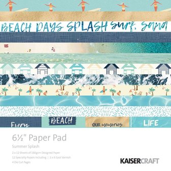 Paper pad Summer splash 16.5x16.5cm p/set