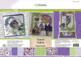 Paper pad Sweet Violets A4 p/11vel