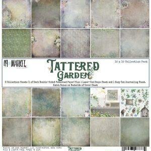 Paper pad 30.5x30.5cm Tattered Garden p/8vel