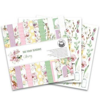 Paper pad The Four Seasons Spring 30.5x30.5cm p/set