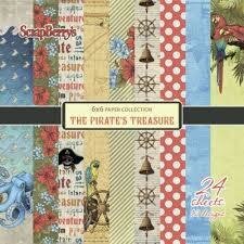 Paper pad 15x15cm The Pirate&#039;s Treasure p/24vel