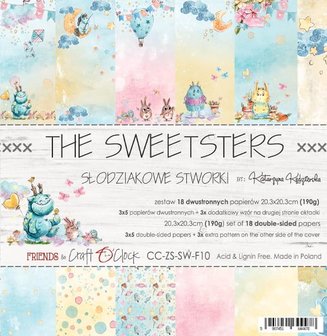 Paper pad 20.3x20.3cm The Sweetsters p/15vel