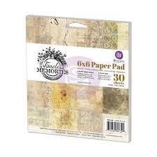 Paper pad 15x15cm Timeless Memories p/set
