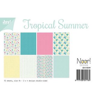 Paper pad A4 Tropical Summer p/12vel