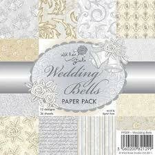 Paper pad Wedding Bells 15x15cm p/36vel