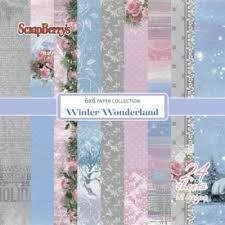 Paper pad 15x15cm Winter wonderland p/24vel 