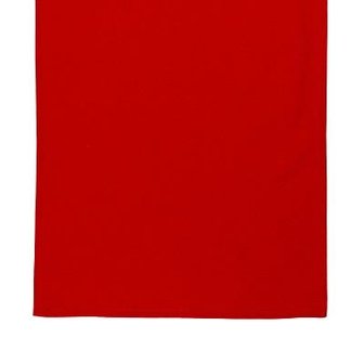 Papieren zakken 12x4x20cm p/50st rood zijvouw 