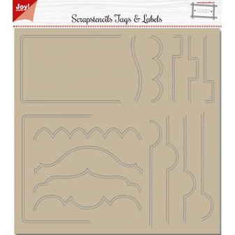 Mask Scrap Tags and Labels p/st