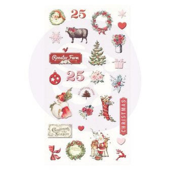 Stickers Christmas In The Country p/27st