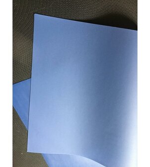 Omslag notitieboekje Blauw 20x34cm p/vel Jelly