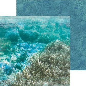 Scrappapier Deep sea barrier reef 30.5x30.5cm p/vel