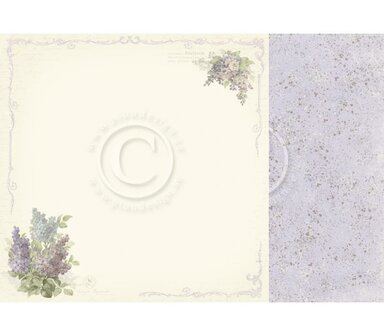 Scrappapier new Beginnings Dreams of lilacs 30.5x30.5cm p/vel