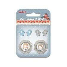 Embellishments epoxy Once Upon Winter handsch p/set