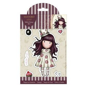Rubber stamp Loveheart p/st